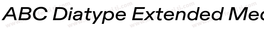 ABC Diatype Extended Medium Unlice字体转换